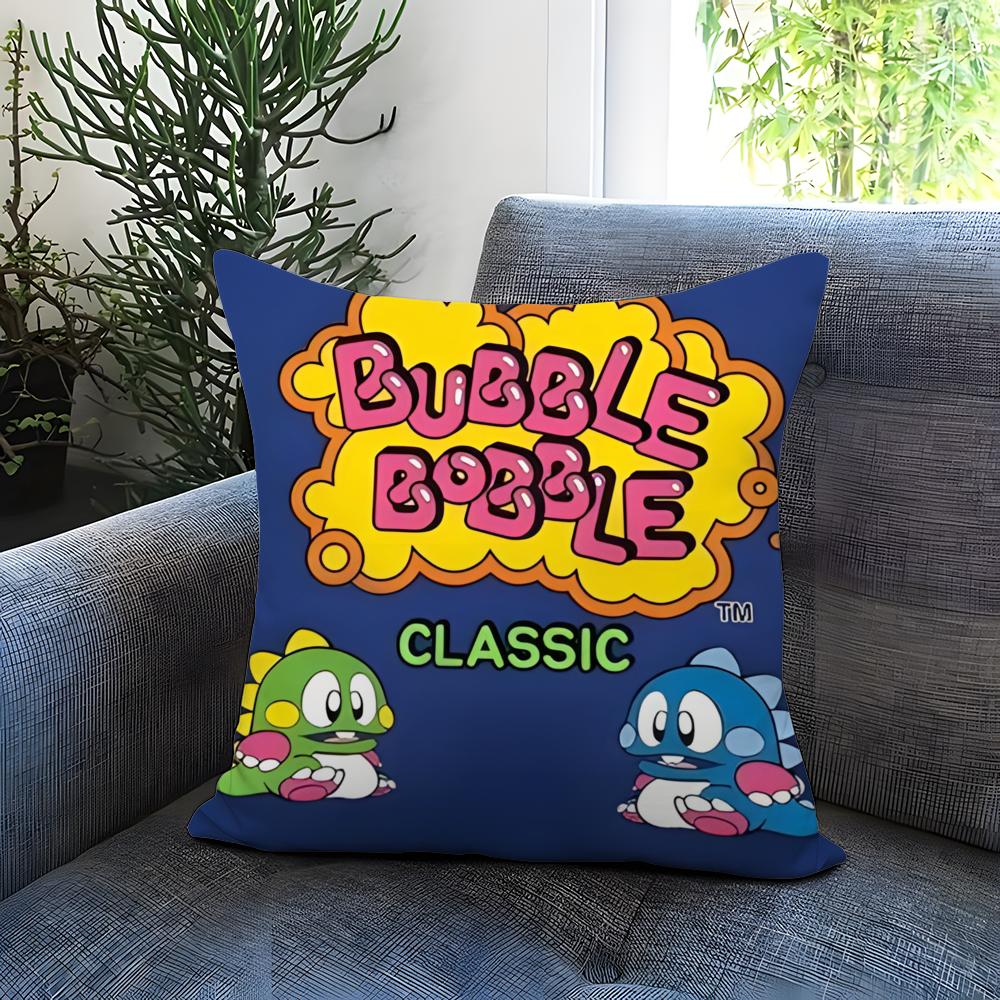 Аниме B-Bubble B-Bobble Наволочка Удобная Двусторонняя Наволочка Идеально для Автомобиля Дивана Спальни и Многого Другого