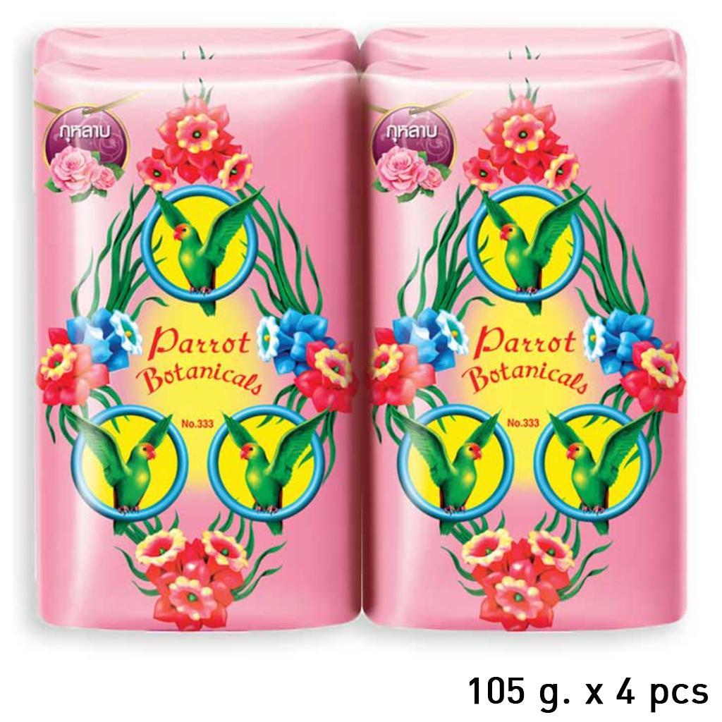Parrot (Nokkaew) Мыло Botanical 70 г / 105 г x 4 шт - тайское