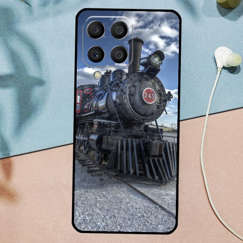 Винтажный паровоз Железная дорога Для Samsung Galaxy M31 M11 M23 M12 M13 M14 M15 M35 M55 M34 M54 M33 M53 M32 M52 M06 M16 Чехол