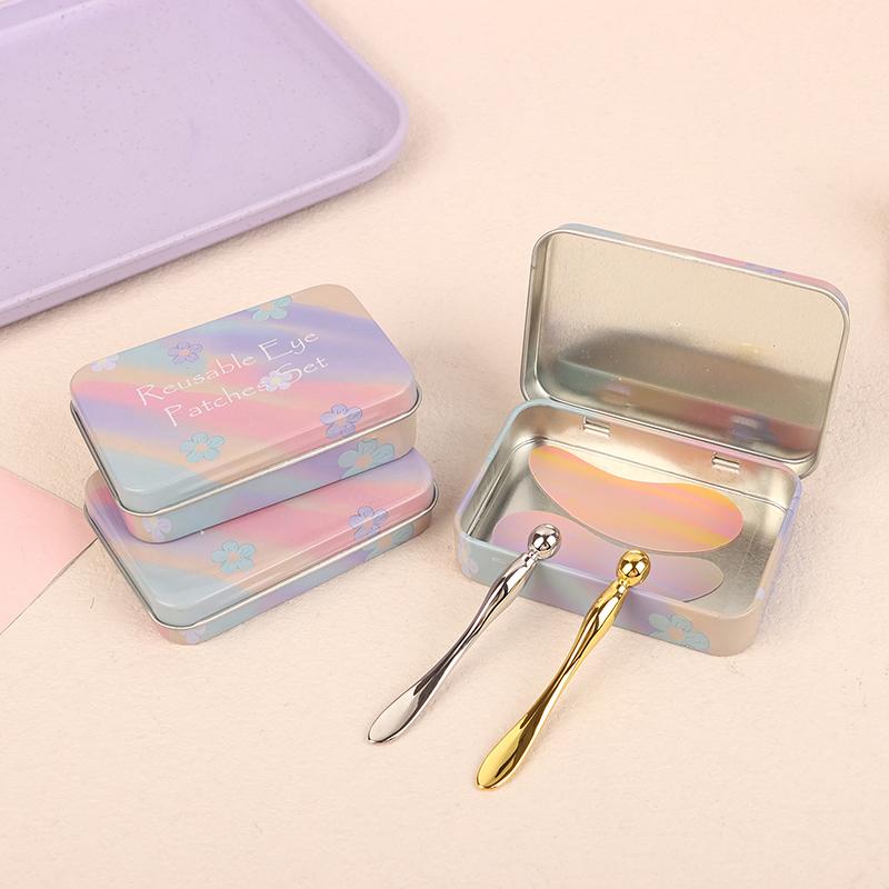 Многоразовые 1 пара патчей для глаз с массажной палочкой, силиконовые патчи для ламинирования ресниц, наращивания ресниц, гидрогелевые патчи под глаза, гелевые патчи под глаза, инструмент для макияжа