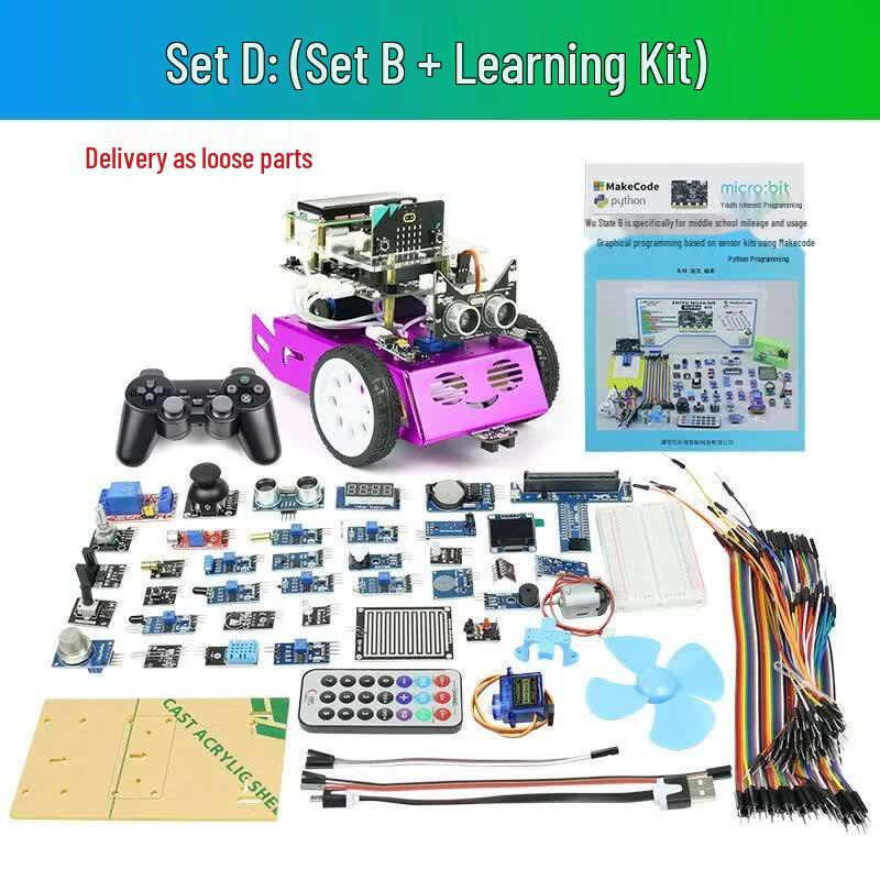 Набор робота CreateBlock Microbit для программирования с помощью ИИ