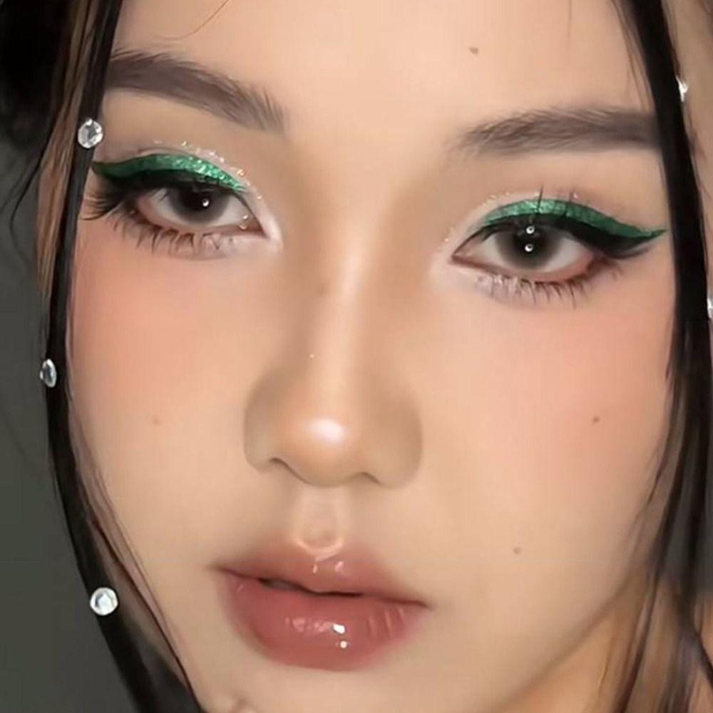 Большая блестящая подводка для глаз, наклейка для макияжа глаз, инструмент для двойного века, наклейки для линии двойного века, наклейки для двойного века