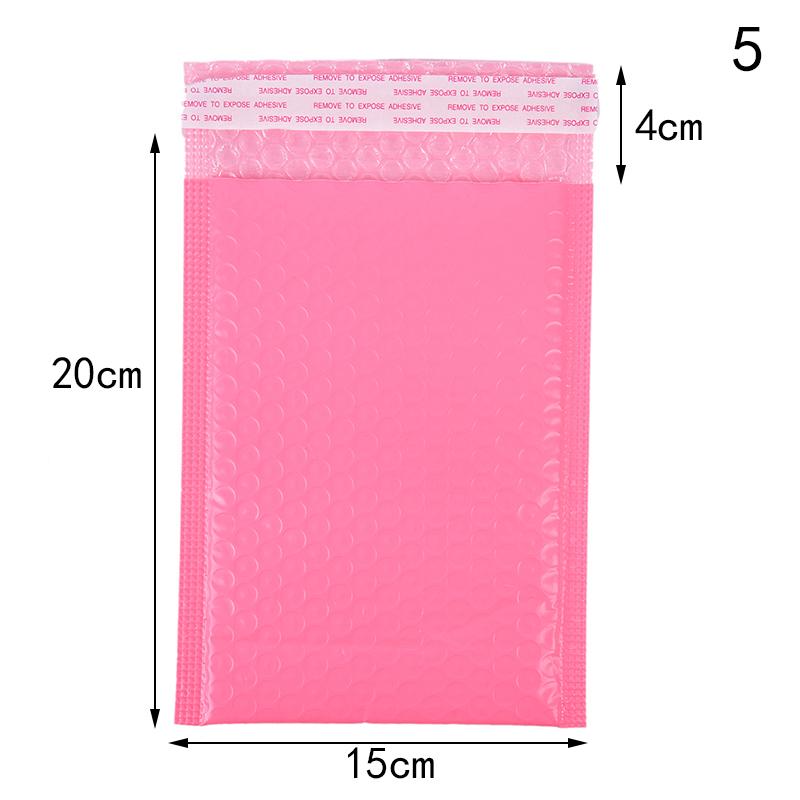10X Pink Bubble Bag Mailer Plastic Padded Envelope Shipping Bag Packaging MIT