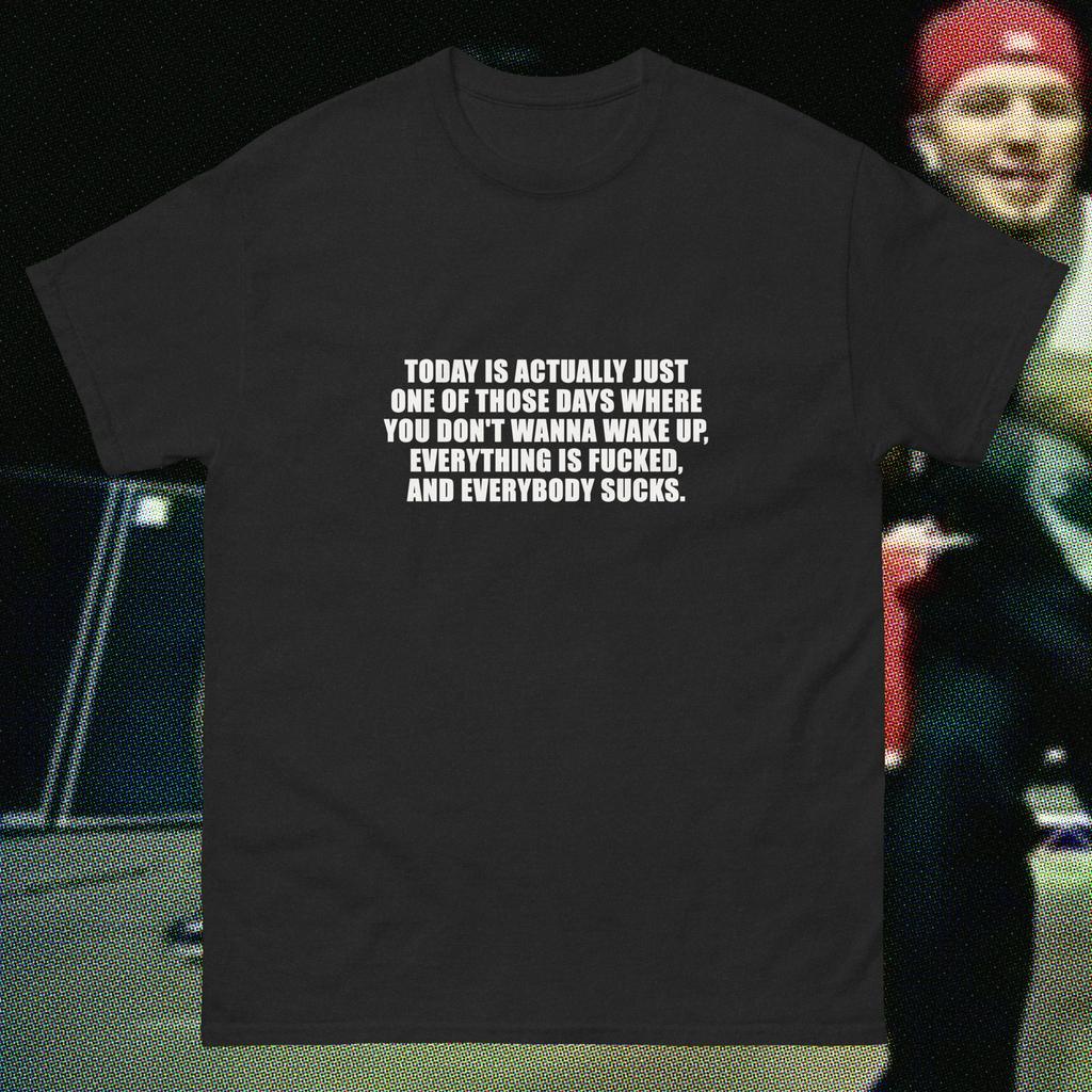 LIMP BIZKIT shirt Fred Durst band tee Just one of those days break stuff parody lyric - nu metal shirt - loserville festival