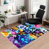 Custom Name Blox Fruits Printed Carpet, for Office Chair Living Room Bedroom Kitchen Room Decor Gifts.