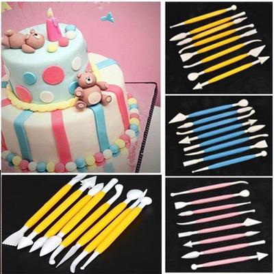 Инструменты для лепки из сахара, цветов, кондитерских изделий, шоколада, украшений в форме костей, 8 шт./лот, помадка, украшение торта, инструменты для выпечки, глиняные аксессуары