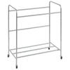 Laundry Sorter Cart 4 Section, Laundry Hamper with Heavy Duty Lockable Wheels and 4 Removable Bags, Rolling Laundry Basket Sorter for Clothes Storage