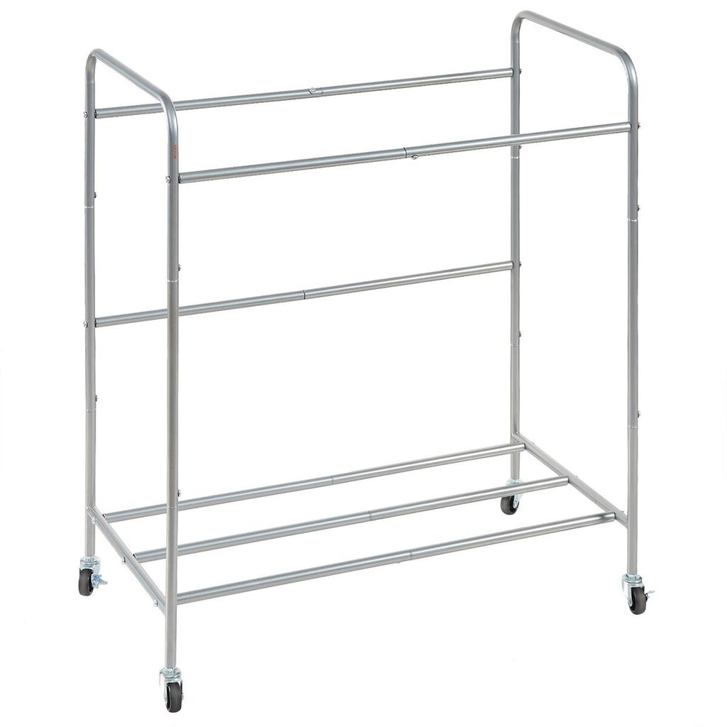 Laundry Sorter Cart 4 Section, Laundry Hamper with Heavy Duty Lockable Wheels and 4 Removable Bags, Rolling Laundry Basket Sorter for Clothes Storage