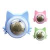 Catnip Ball Edible Catnip Ball Toy Safe Healthy Kitten Chew Teeth Cleaning Dental Toy Wall Treats Cat Lick Ball Toy for Indoor Cats