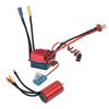 Бесщеточный двигатель 4600KV и S35A ESC, алюминиевый сплав, высокоточный бесщеточный двигатель с ESC для радиоуправляемых машин