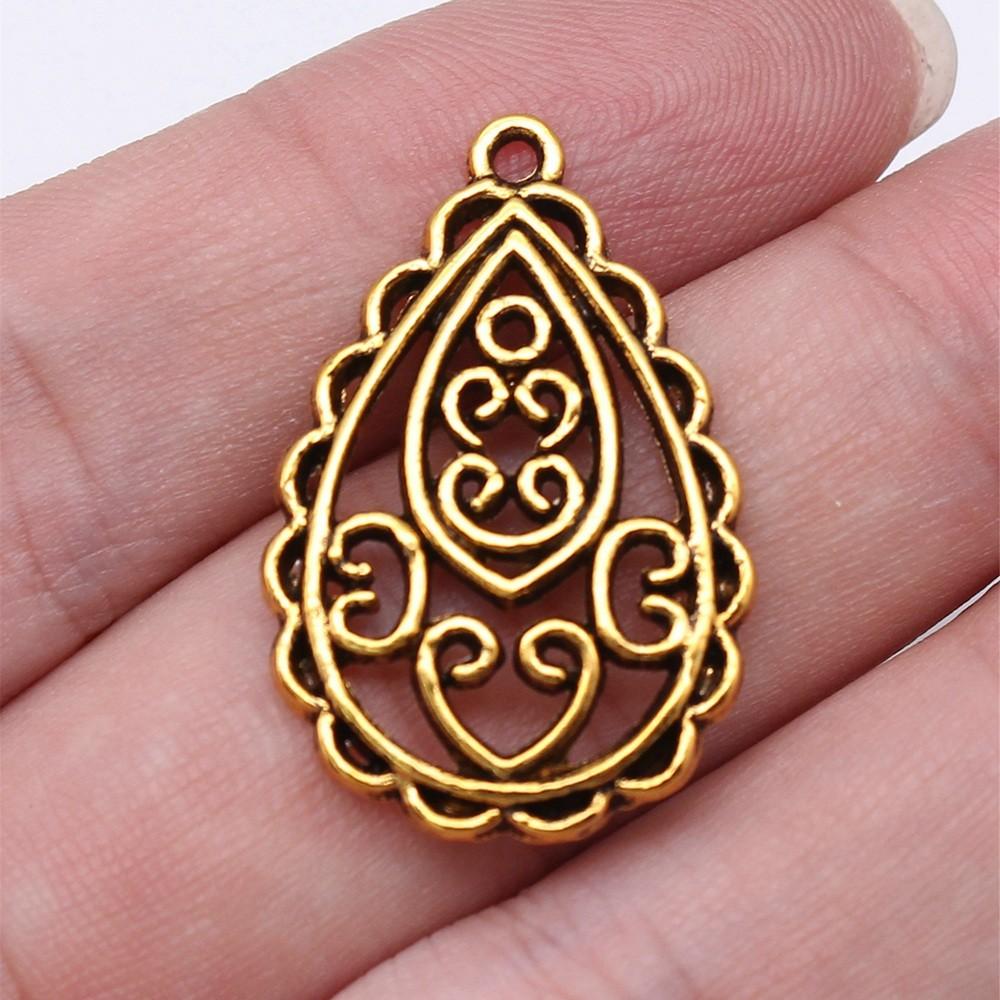 Шармы Волна Капля воды Завиток Подвески Детская бижутерия Материалы QC135