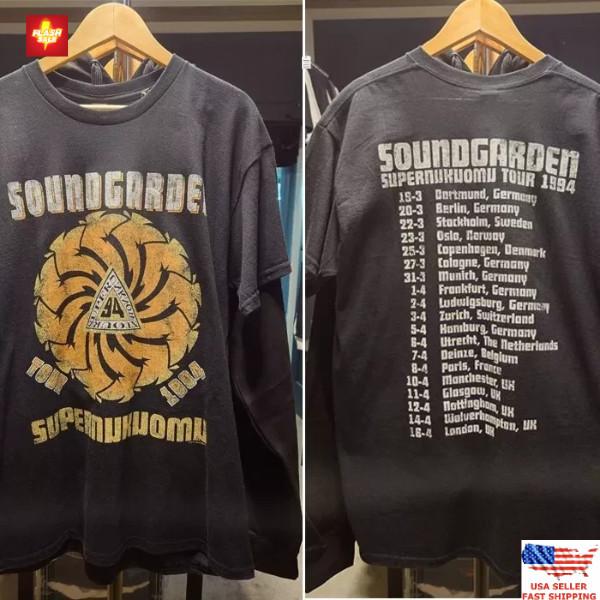 Trending Soundgarden Superunknown Tour 94 2 sided T Shirt Full Size S-5XL Unisex T-Shirt