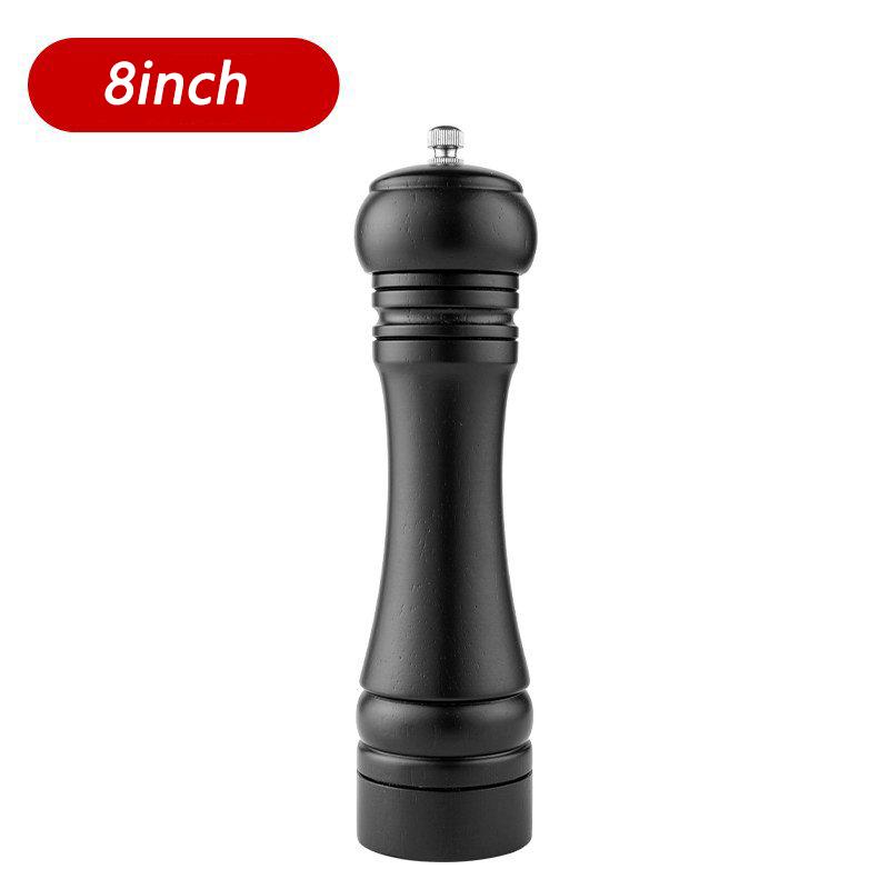 5/8/10 дюймовые мельницы для соли и перца из цельного дерева мельница для специй с регулируемым керамическим сердечником для измельчения кухонные инструменты мельницы