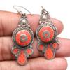 Tibetan Turquoise Lapis Lazuli Nepali Earrings Handmade Jewelry Coral Tribal