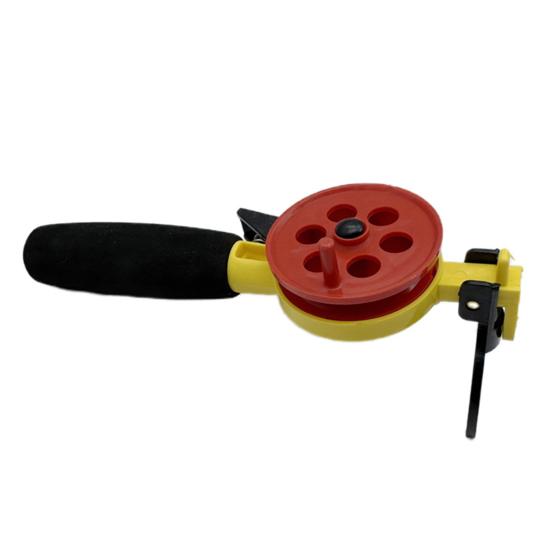 Short Ice Fishing Rod with Reel Combo Ergonomic Handle Lightweight Mini Fishing