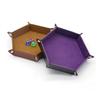 Лоток для игральных костей Bosque Hexagon из искусственной кожи, пластина для игры в кости, популярная корейская игра