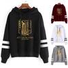 Anime Figure Attack On Titan Printed Hoodies Fashion Cotton Long Sleeve Pullover Casual Hooded Sweatshirts Sport Jogging Shirt