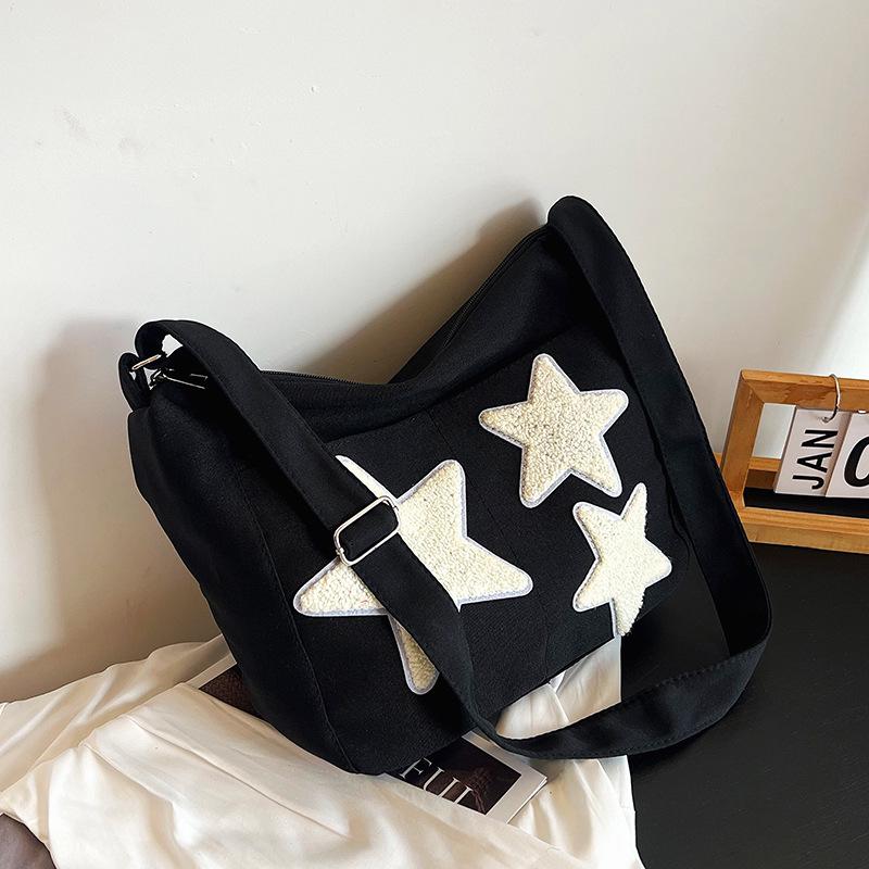 2023 Осень Женская Сумка-тоут большой вместимости - Повседневная для колледжа и поездок на работу, сумка кроссбоди