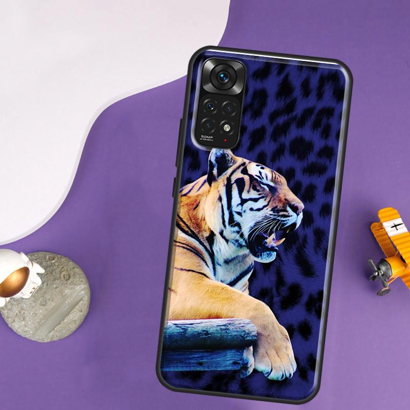 Чехол с принтом тигра, леопарда, пантеры Для Xiaomi Redmi Note 12 11 10 8 9 Pro 9S 10S 11S 12S Redmi 12C 10C 9C 10A Задняя крышка