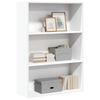 VidaXL Bookcase White 80x30x114 Cm Engineered Wood, Shelf, Bookshelf, Book Support, Storage Cabinet, 857931
