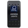 1pc Blue Rocker Switch Cover Only Replacing Cap For Car Marine Boat Truck Rocker Button Switch Camper Replacement Accessories Switches4