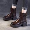 Thick Bottom Martin Boots Lightweight Height Increasing Short Boots