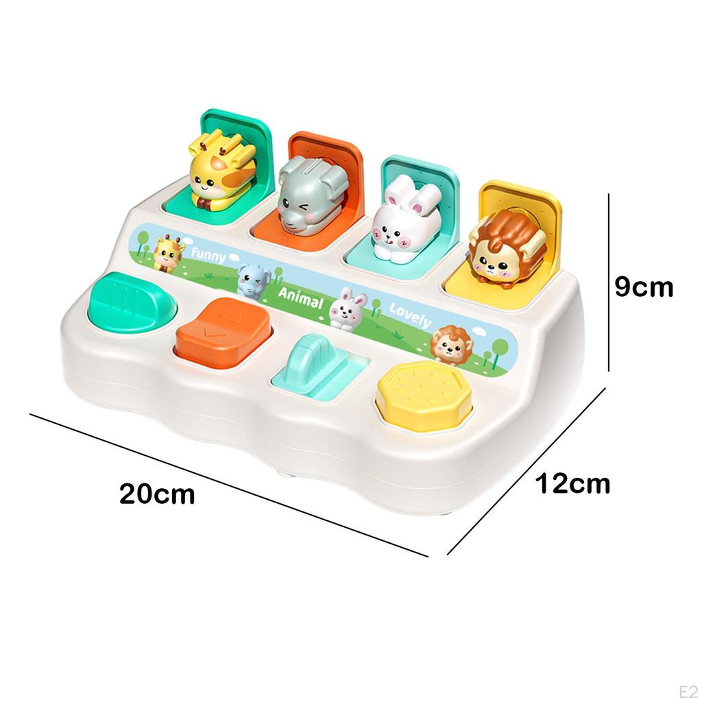 Игрушка «Причина и следствие» для животных, коробка переключателей, интерактивная игрушка для развития познавательных навыков «Прятки» для малышей
