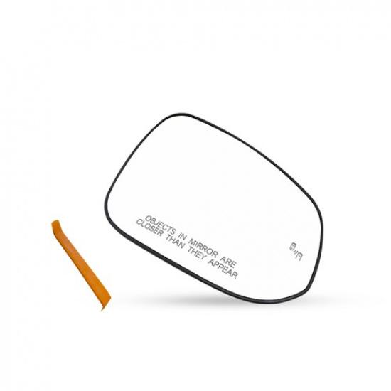 Mirror Glass Heated Blind Spot Detection Right Side For 21-23 Toyota RAV4 Prime