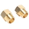 Brass Pipe Fittings 1 2in NPT Male X 1 2in NPT Female Pipe Fitting Adapter for Air Water Oil Fuel