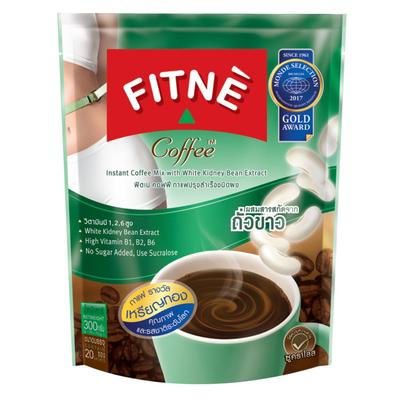 FITNE ' Кофейная смесь растворимого кофе с экстрактом белой фасоли 10/20/24 пакетика - Тайский