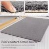 Comfortable Non-Slip PVC Shower Bath Mat with Suction Cups Quick Drying and Easy Cleaning Modern Style for Home and Hotel Use