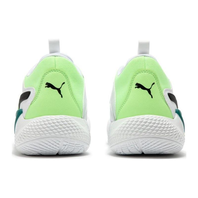 Puma Кроссовки для баскетбола Court Rider Chaos Jewel Мужские Низкие Бело-Зеленые 378051-01