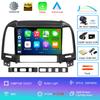Автомагнитола Android 14 для Hyundai Santa Fe 2 2006 2007 2008 2009 2010 2011 2012 Мультимедийный плеер GPS-навигация Видеоплеер