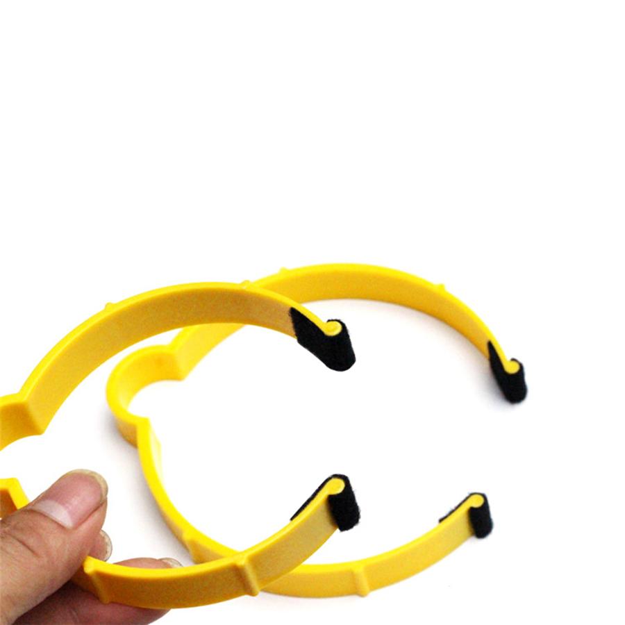 10 шт. Желтый ПВХ Зажим для наклейки для оклейки автомобиля Виниловая пленка Лист Зажим Крепеж Ролик Зажим Кольцо