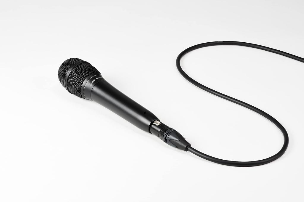 Audio-Technica ATS99 Dynamic Microphone, Unidirectional, Vocal, Includes Microphone Holder and Pouch, Black