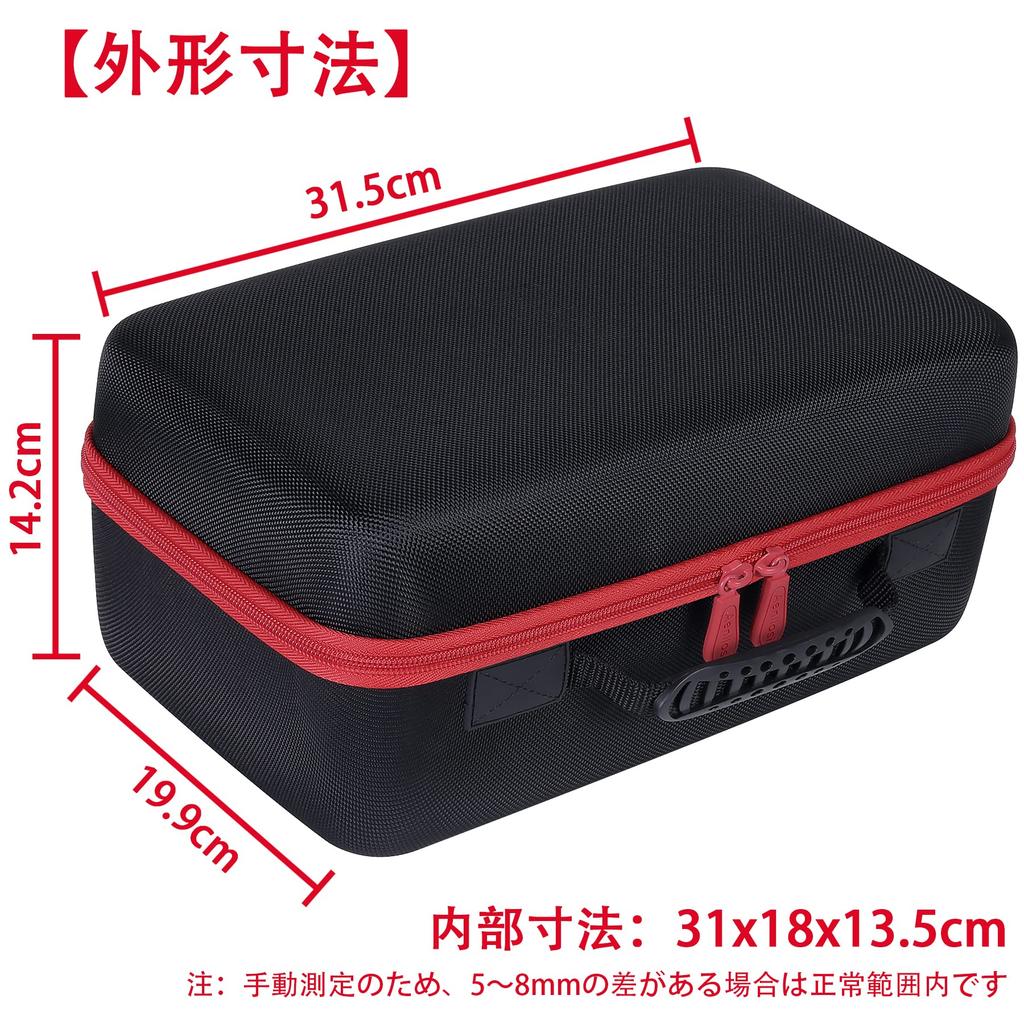 Aenllosi Storage Case Compatible with Kyocera (formerly Ryobi) RSE-1250 Random Orbit Sander/Polisher, Red (Case Only)