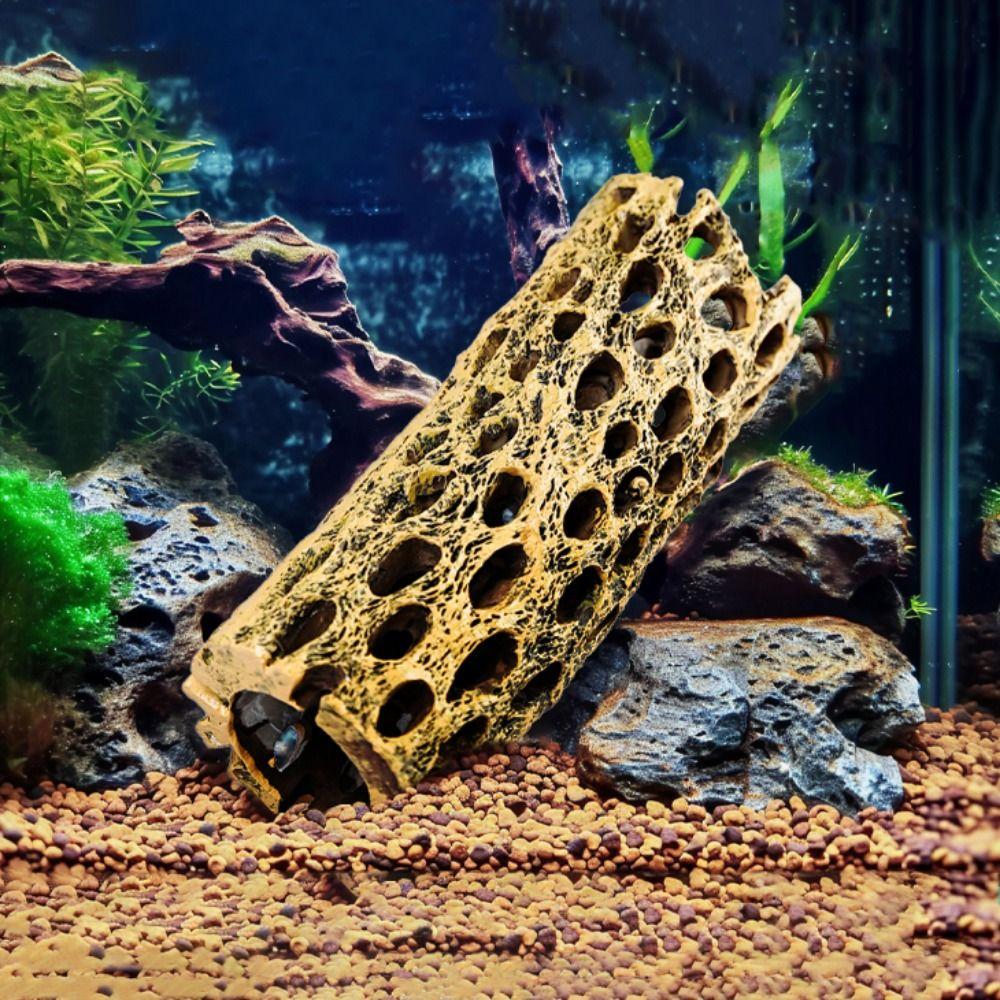 Simulation Shrimp Hiding Cave Trunk Shape Shrimp Shelter Fish Shrimp Dodging House Aquarium