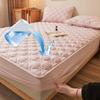 1PC Waterproof Mattress Cover Thicked Cubre Colchón Soild Color Bed Cover Queen/King Size Quilted Bed Sheets (No Pillowcase)