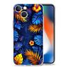 Чехол для телефона iPhone 17 Air Cases iPhone 16 15 12 13 14 Pro Max SE 7 8 Plus iPhone11 Прозрачный Мягкий Чехол Листья Монстера Зеленый