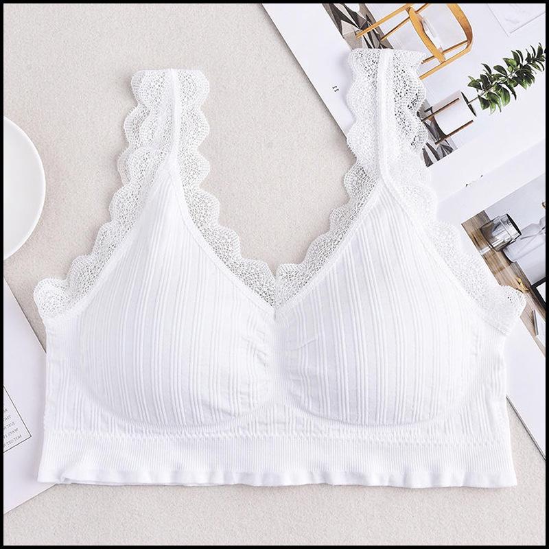 Best-Selling Lace V-Neck Spaghetti Strap Sports Bra for Women