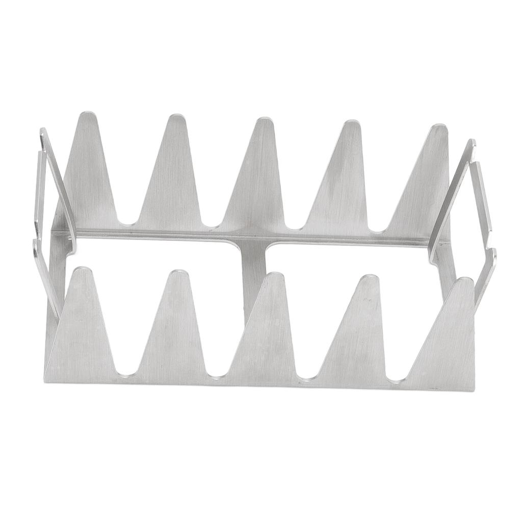 Стойка для барбекю из нержавеющей стали, портативный многофункциональный гриль-ребер для дома, двора, кемпинга на открытом воздухе