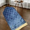 Cross-border Thick Raschel Prayer Mat with Irregular Embossed Design