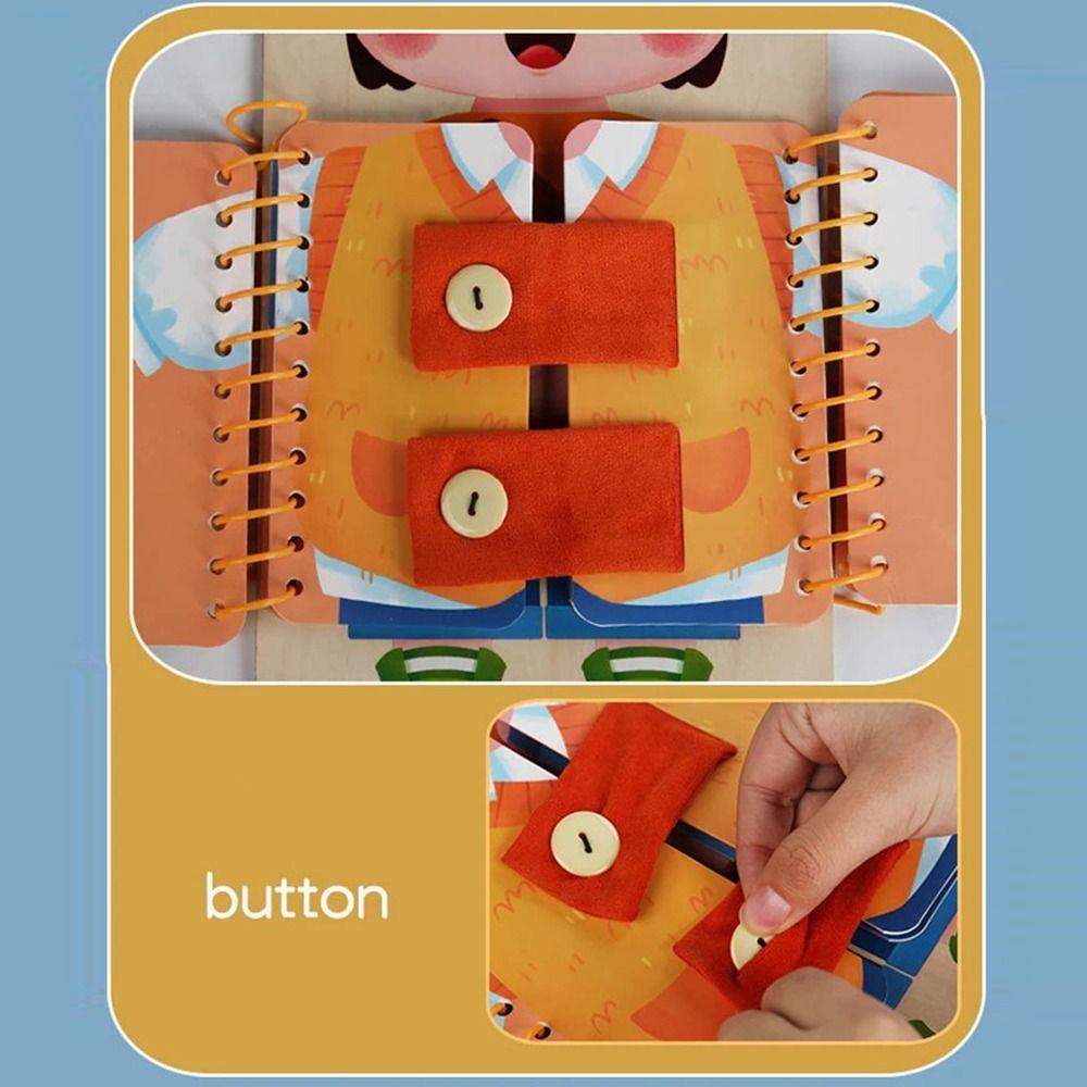 Расширение мозга Мышление Ребенок Бизи Доска Обучение Платье 3D Книги с заданиями Основные жизненные навыки