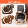 Minimalist Womens Leather Waist Belt With Alloy Pin Buckle Suitable For Office And Daily Use