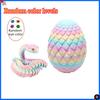 3D Printed Snake with Egg Joint Mobility Simulate Snake Ornament Desktop Home Animal Decoration Kids Desktop accessories