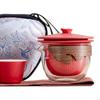 Китайский чайный сервиз Kung Fu Pot Чайник и чашка Чайная утварь для скалолазания Семья Друзей