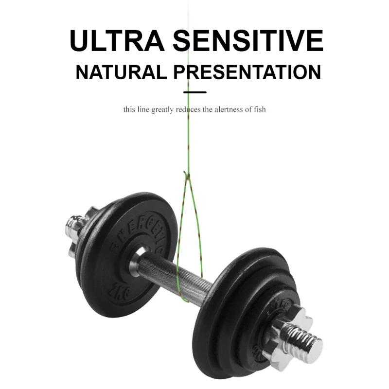 120М Цветная Супер Невидимая Пятнистая Леска Монофиламентная Леска Пятнистая с Флюорокарбоновым Покрытием Леска для Карповой Рыбалки Песка