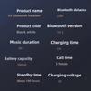 Беспроводная Bluetooth-гарнитура Admisitr 5.0 с HD-вызовом и сверхдолгим временем работы от аккумулятора