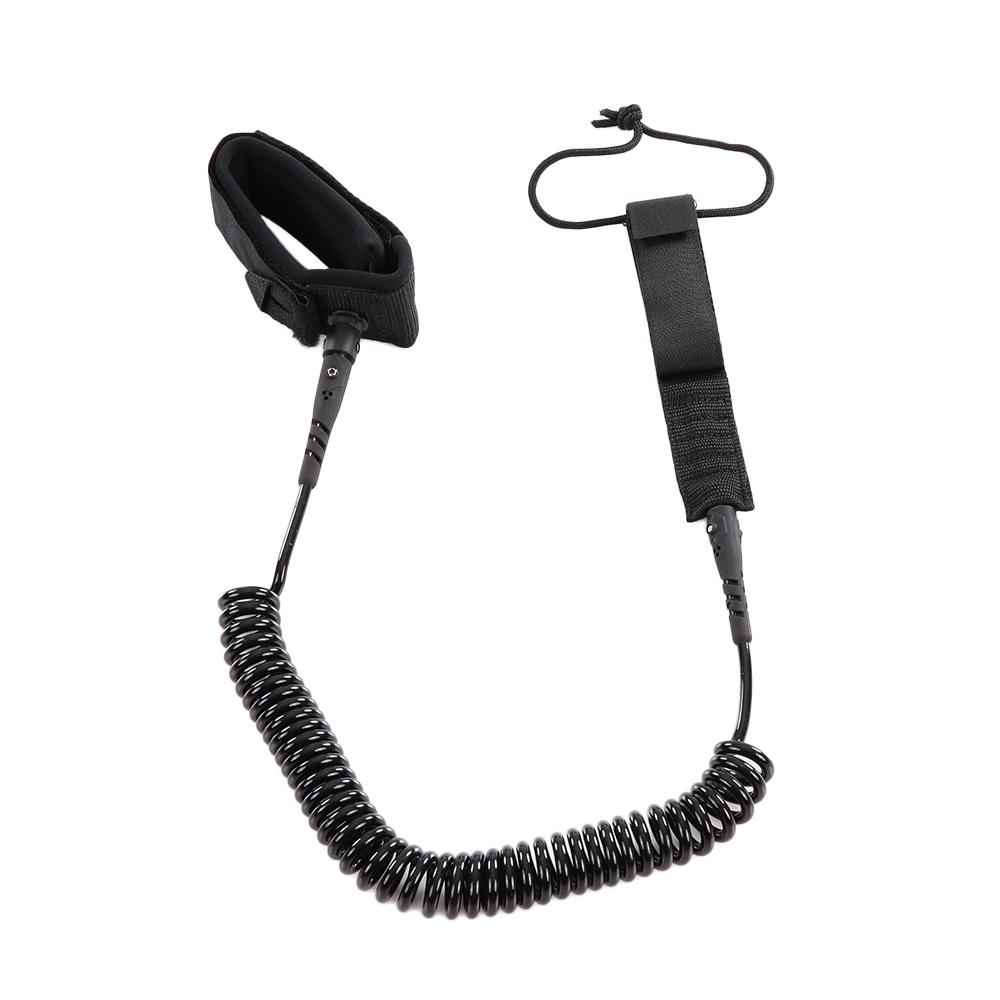 7MM 10feet Surfboard Spring Leash TPU Paddle Board Surf Leash Foot Rope Safe Strap