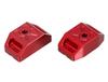 KITACO Chain Adjuster Cap Grom Ducks 125 Left and Right 1 Set Aluminum Anodized Finish (Red) (JC92) (JB04/JB06) 519-1452920